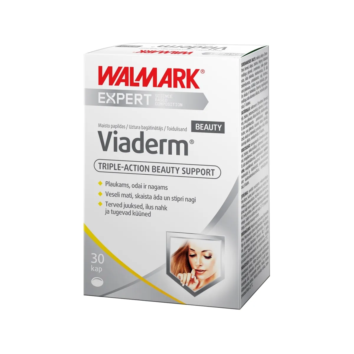 WALMARK VIADERM BEAUTY KAPSLID N30 - Tootepilt