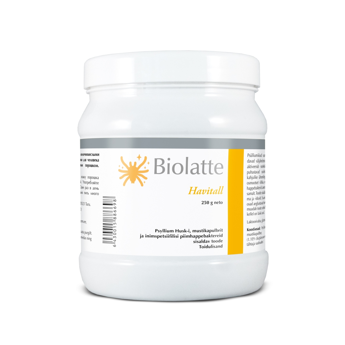 BIOLATTE HAVITALL PULBER 250G - Product Image 1