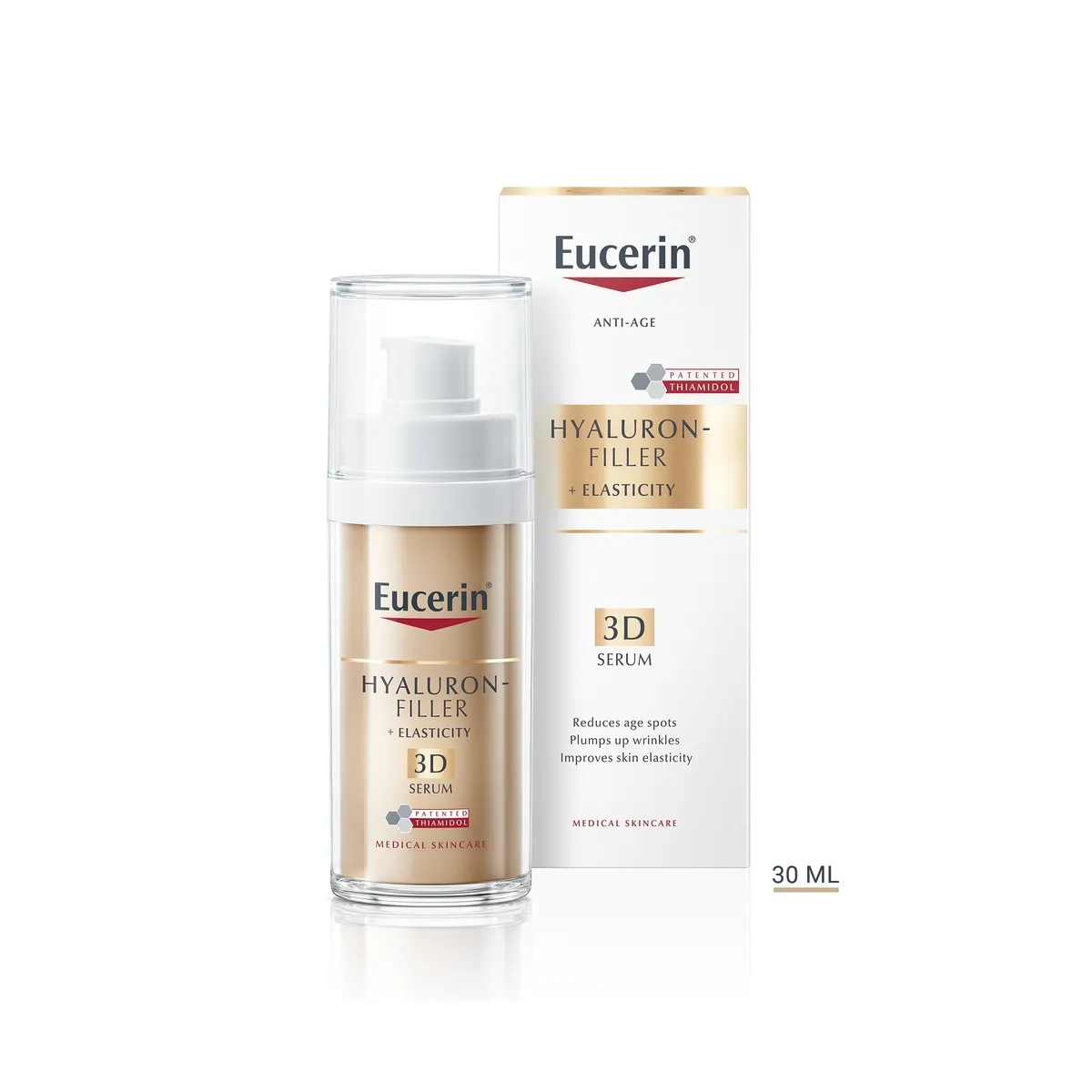 EUCERIN HYALURON FILLER+ELASTICITY 3D SEERUM 30ML