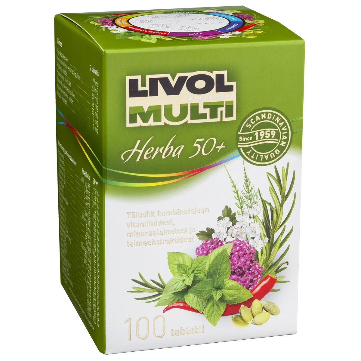 LIVOL MULTI HERBA 50+ TBL N100 - Tootepilt