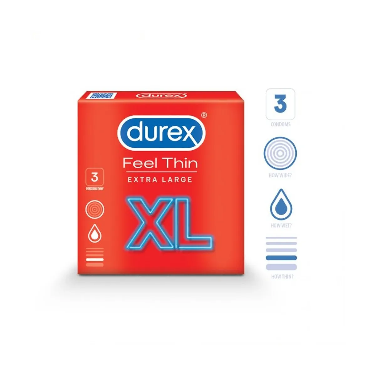 DUREX KONDOOMID FEEL THIN XL N3 - Tootepilt