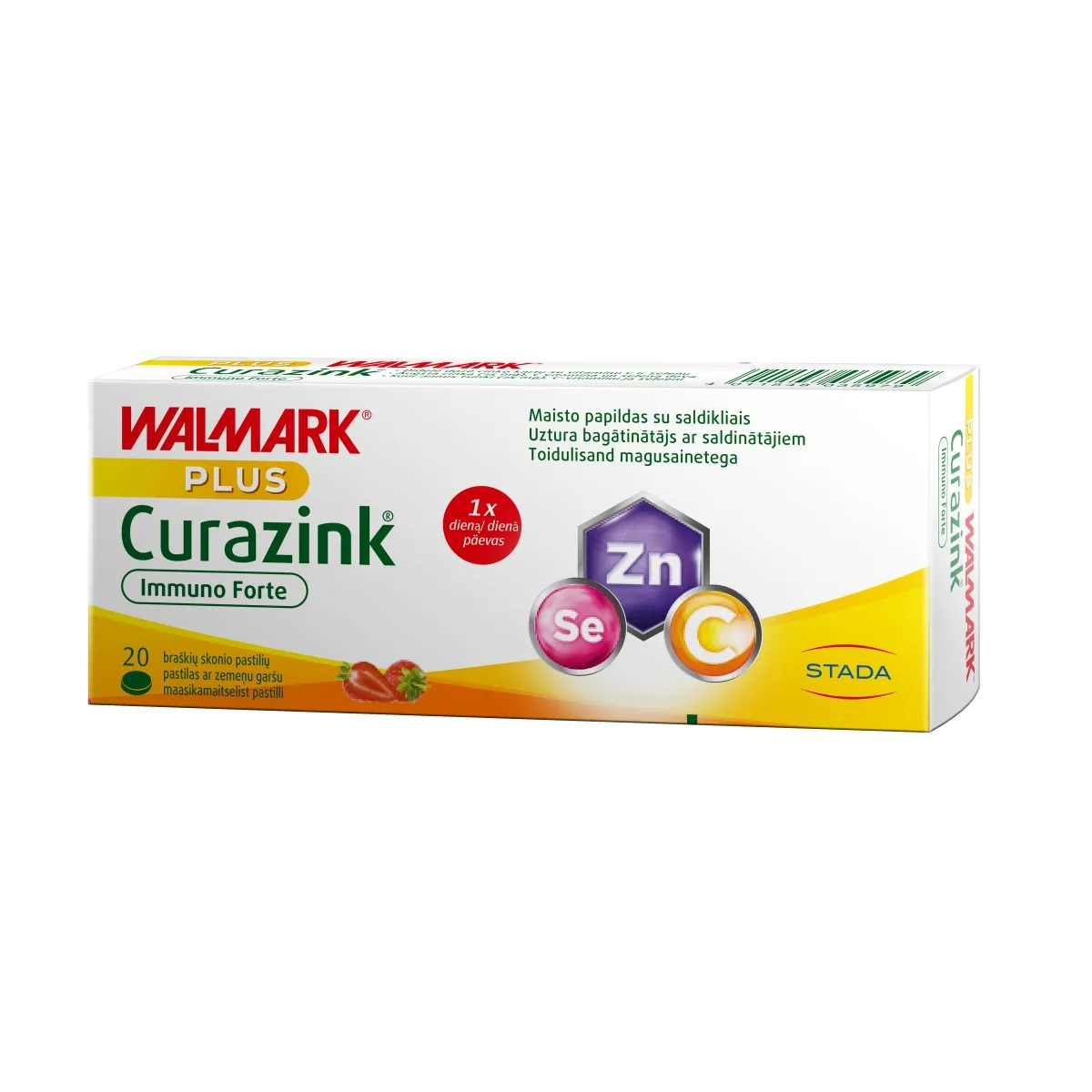 WALMARK CURAZINK IMMUNO FORTE N20 - Tootepilt