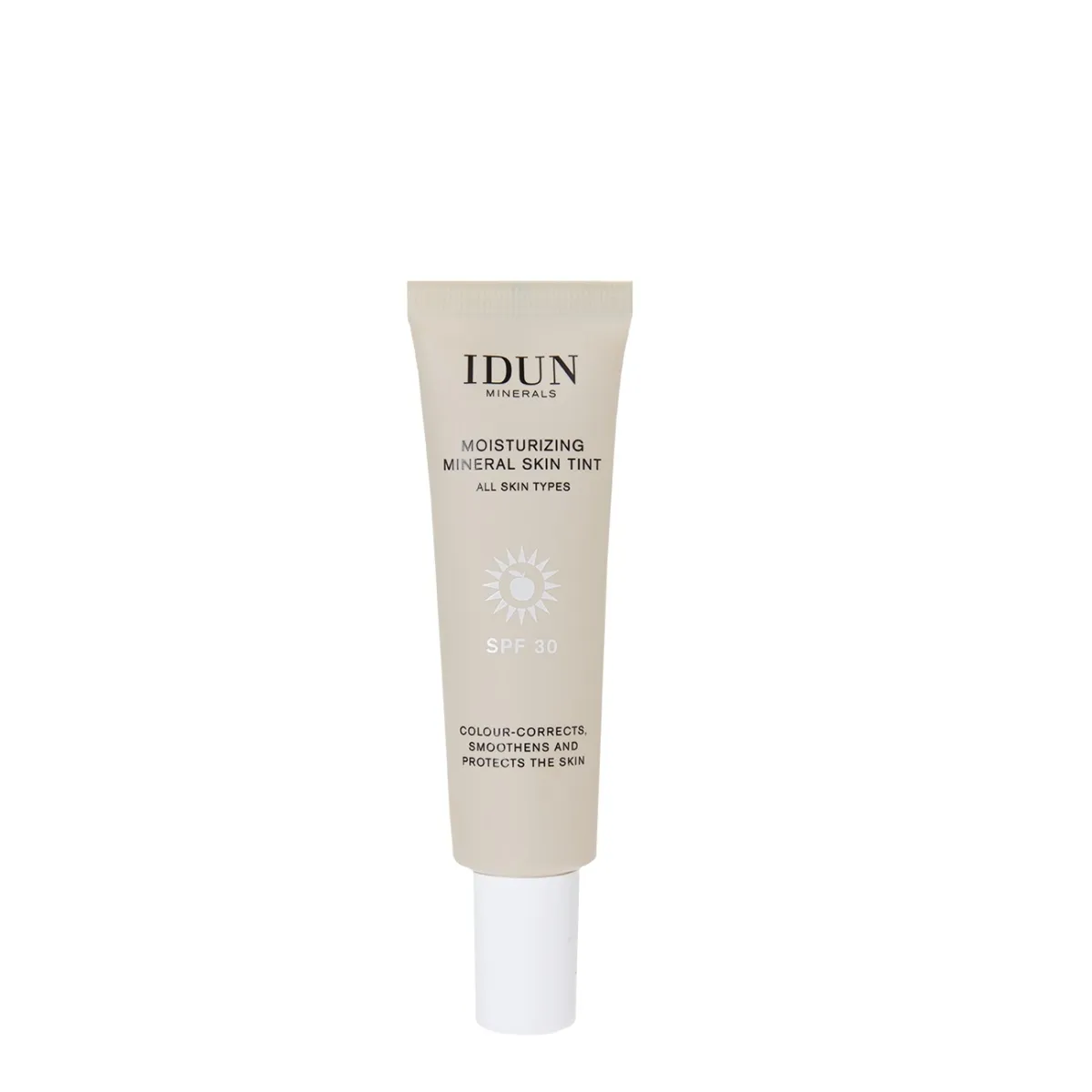 IDUN PÄIKESEKAITSE-EMULSIOON TOONIGA SPF30 HELE/KESKMINE 27ML