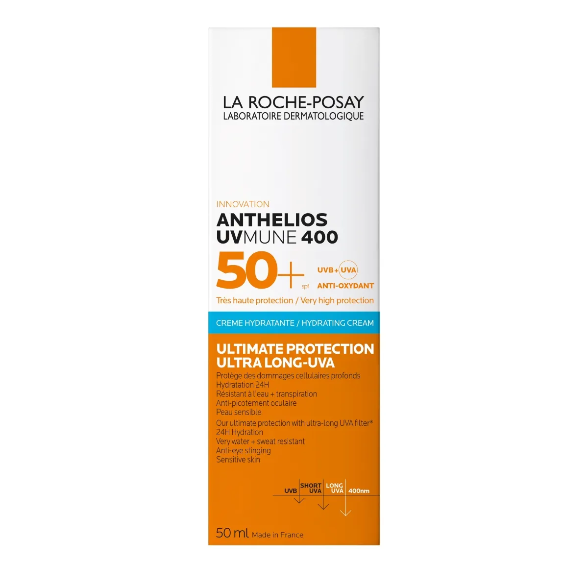 LA ROCHE-POSAY PÄIKESEKAITSEKREEM NÄOLE NIISUTAV SPF50 50ML - Tootepilt