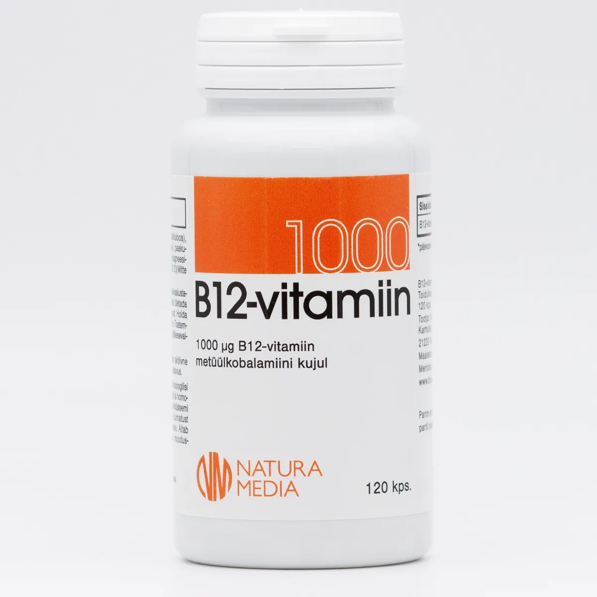 VITAMIIN B12 1000MCG KAPSLID N120 - Product Image