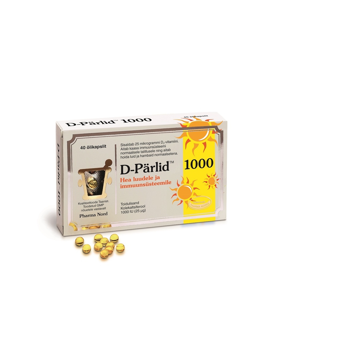 D-PÄRLID 1000 KAPSLID N40