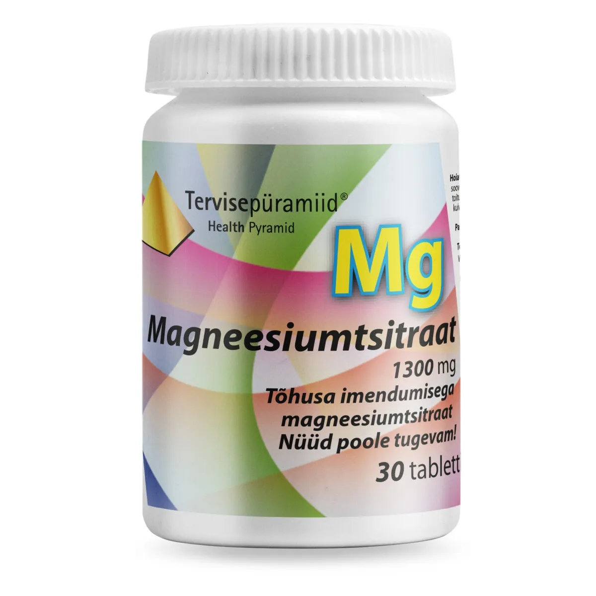 TERVISEPÜRAMIID MAGNEESIUMTSITRAAT TBL 1300MG N30 UUS - Tootepilt