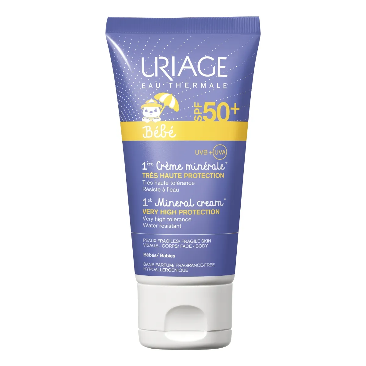 URIAGE BABY 1ST PÄIKESEKAITSE MINERAALKREEM SPF50 50ML - Tootepilt