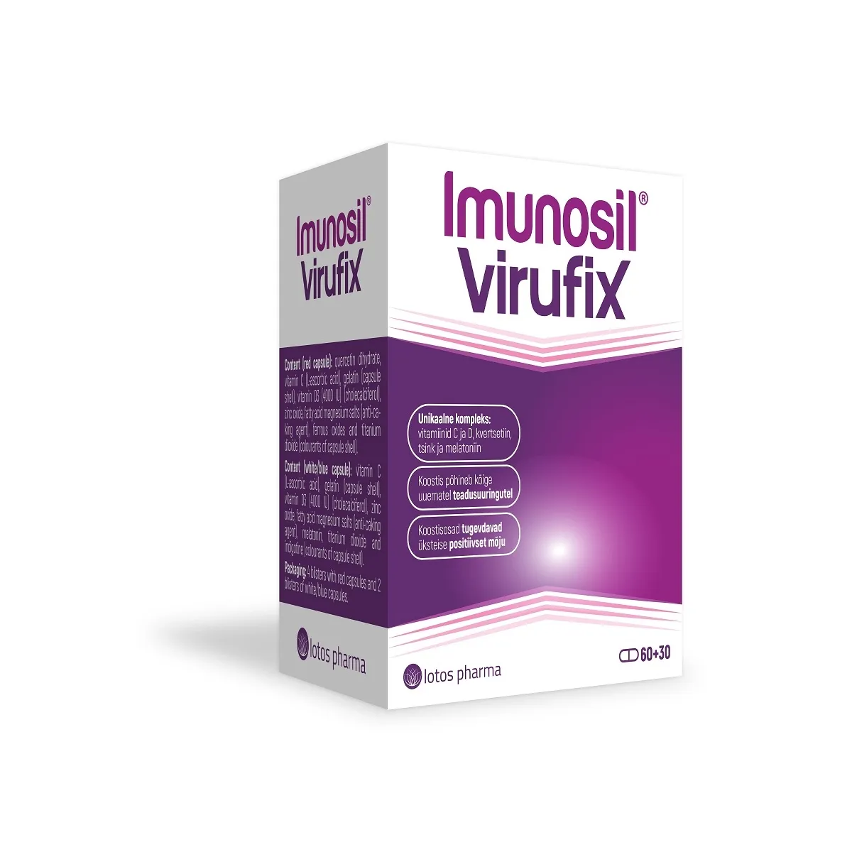 IMUNOSIL VIRUFIX KAPSLID N60+N30 - Tootepilt