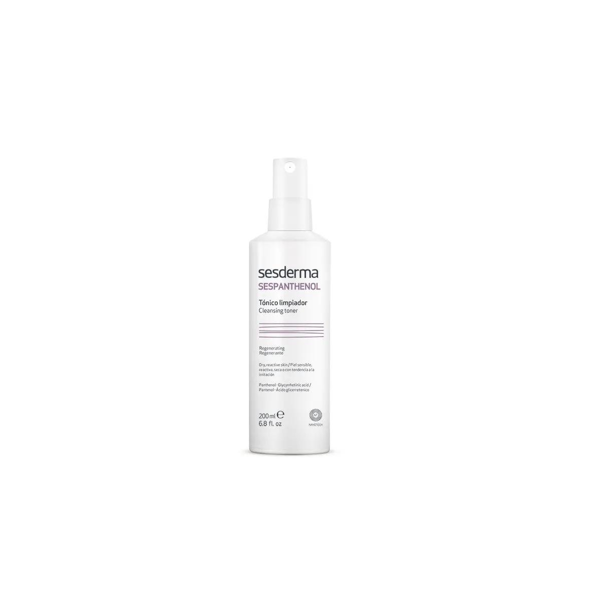 SESDERMA SESPANTHENOL PUHASTUSTOONIK TUNDLIKULE NAHALE 200ML - Tootepilt