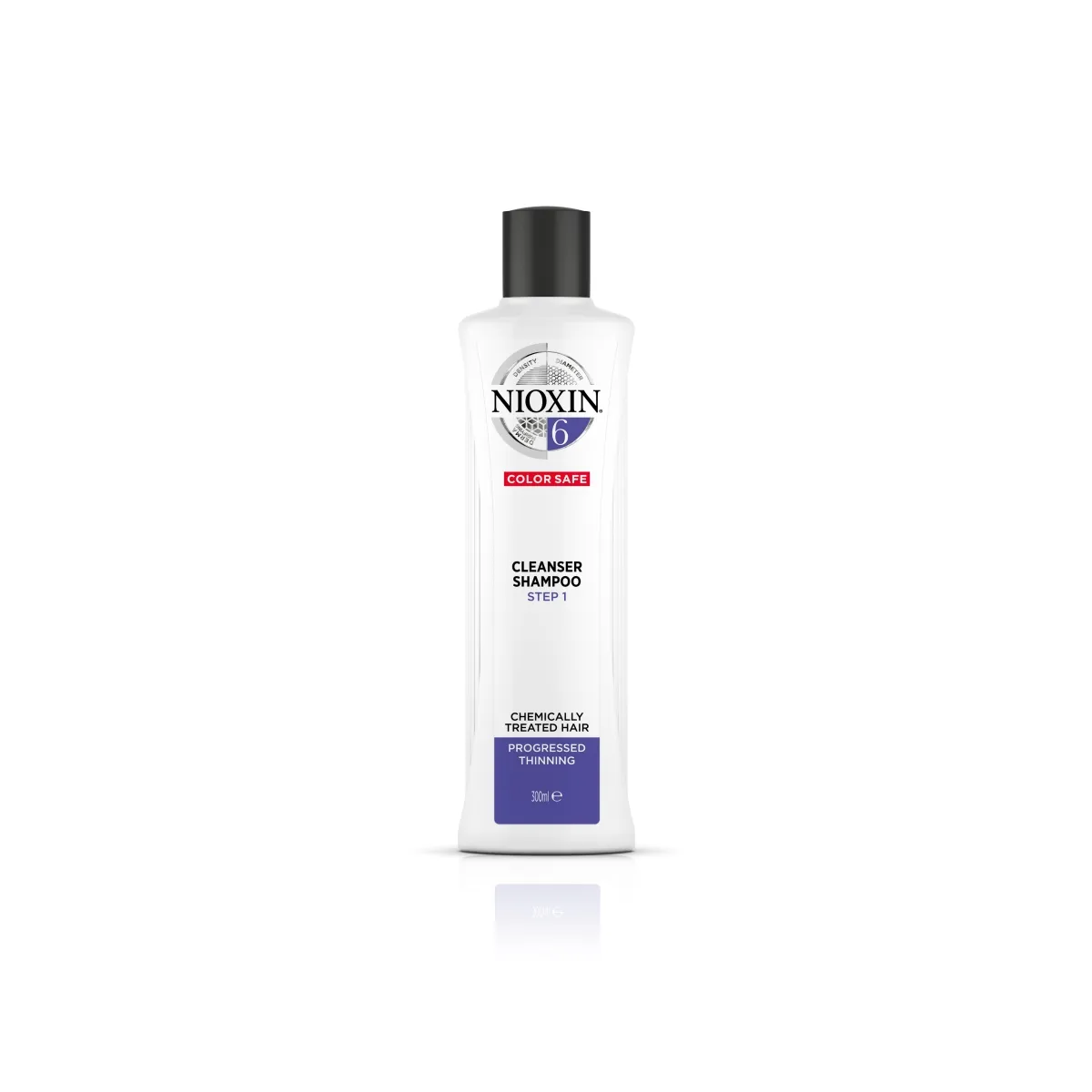 NIOXIN SYS6 SHAMPOON KEEMILISELT TÖÖDELDUD JUUSTELE 300ML - Tootepilt