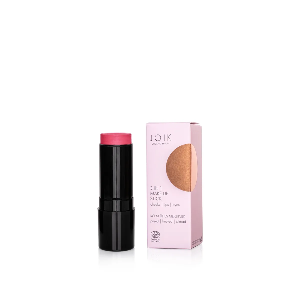 JOIK ORGANIC MEIGIPULK KOLM ÜHES 01 BLUSHING PINK 8,5G - Tootepilt 1