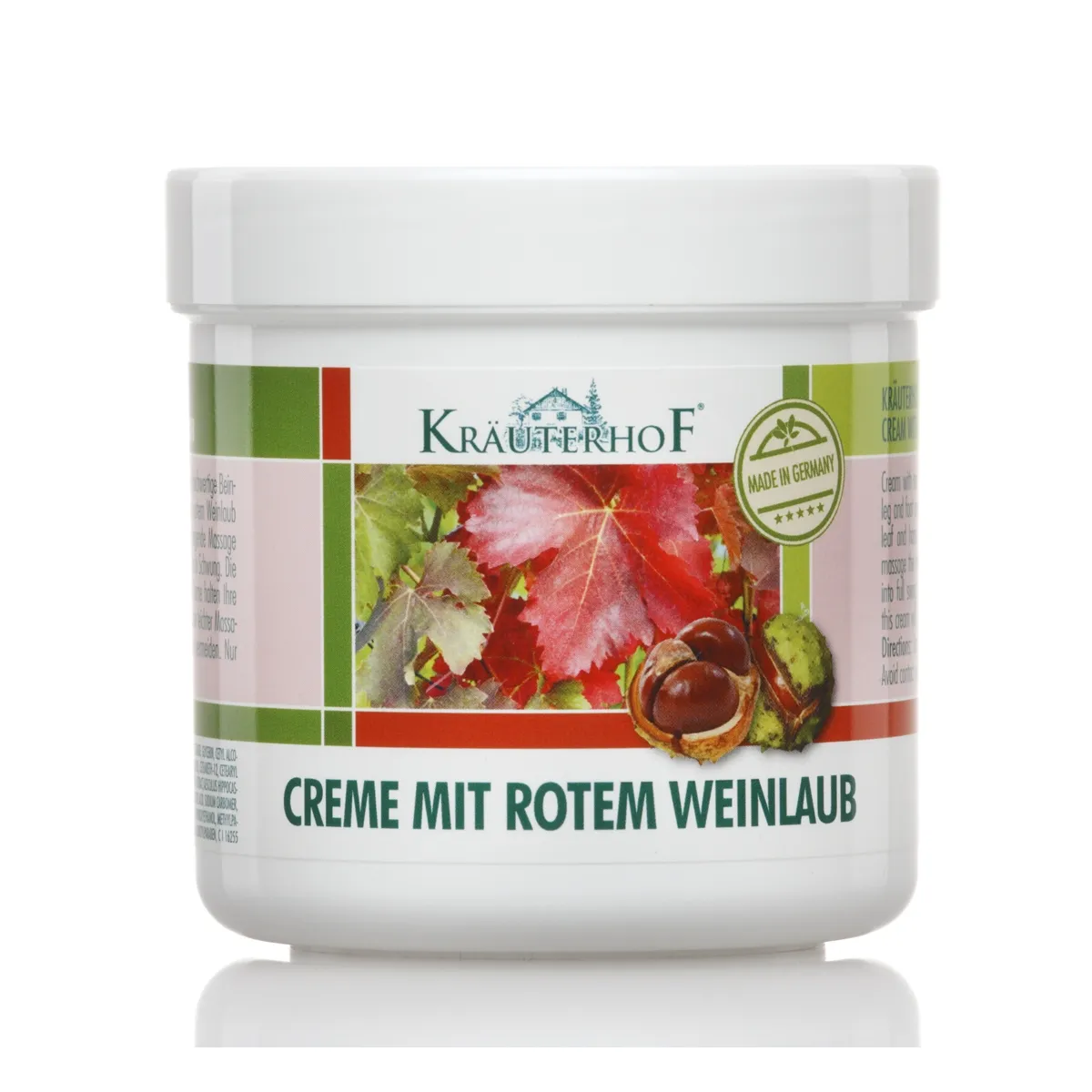 KRÄUTERHOF KREEM PUNANE VIINAPUU (VEENILAIENDITELE) 250ML - Product Image