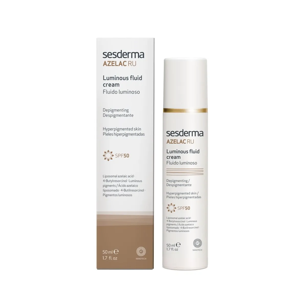 SESDERMA AZELAC RU EMULSIOON-KREEM DEPIGMENTEERIV SPF50 50ML