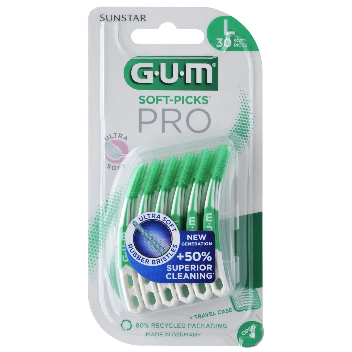 GUM SOFT-PICKS PRO HAMBATIKUD LARGE N30 - Tootepilt