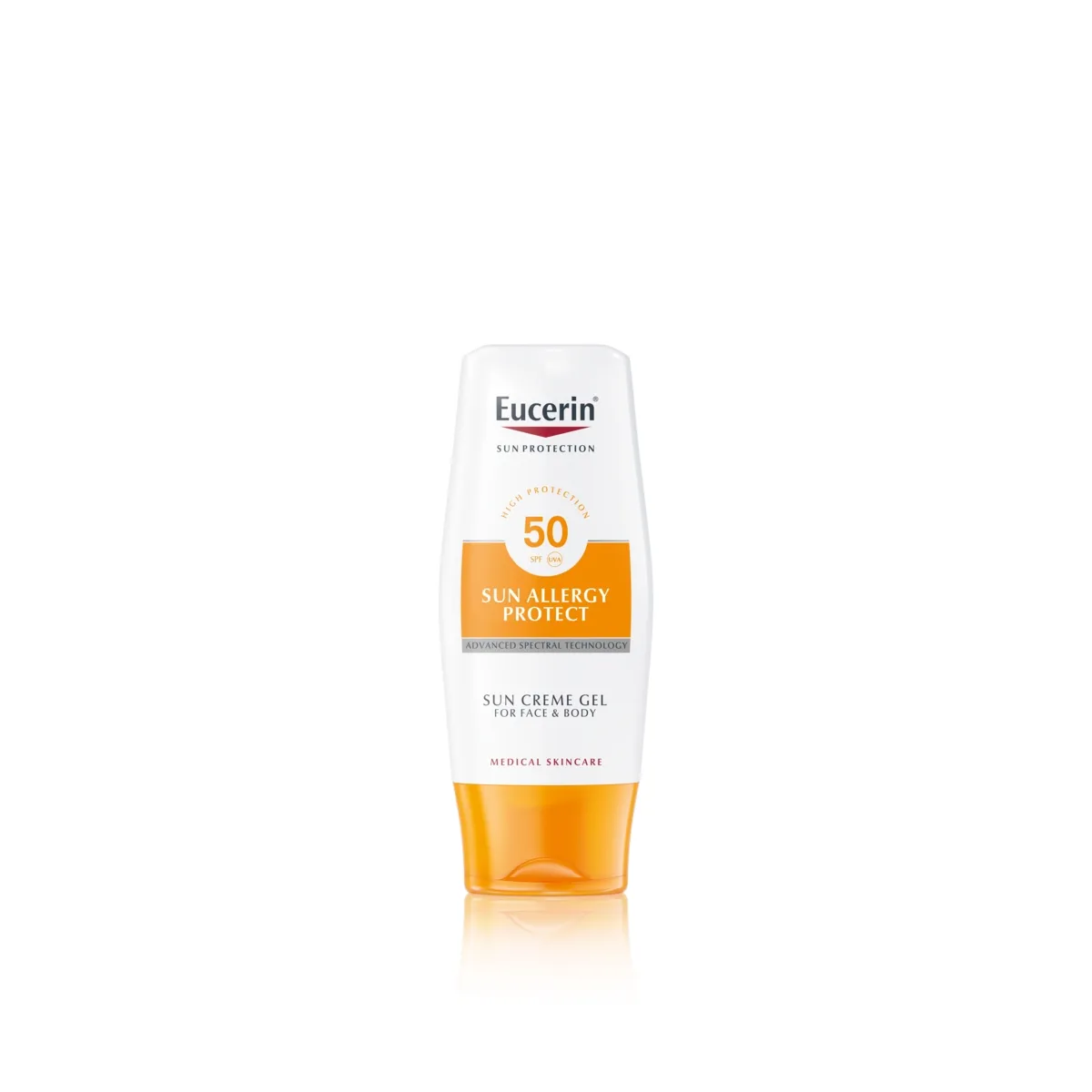 EUCERIN SUN PÄIKESEALLERGIAT ENNETAV KREEM-GEEL SPF50 150ML