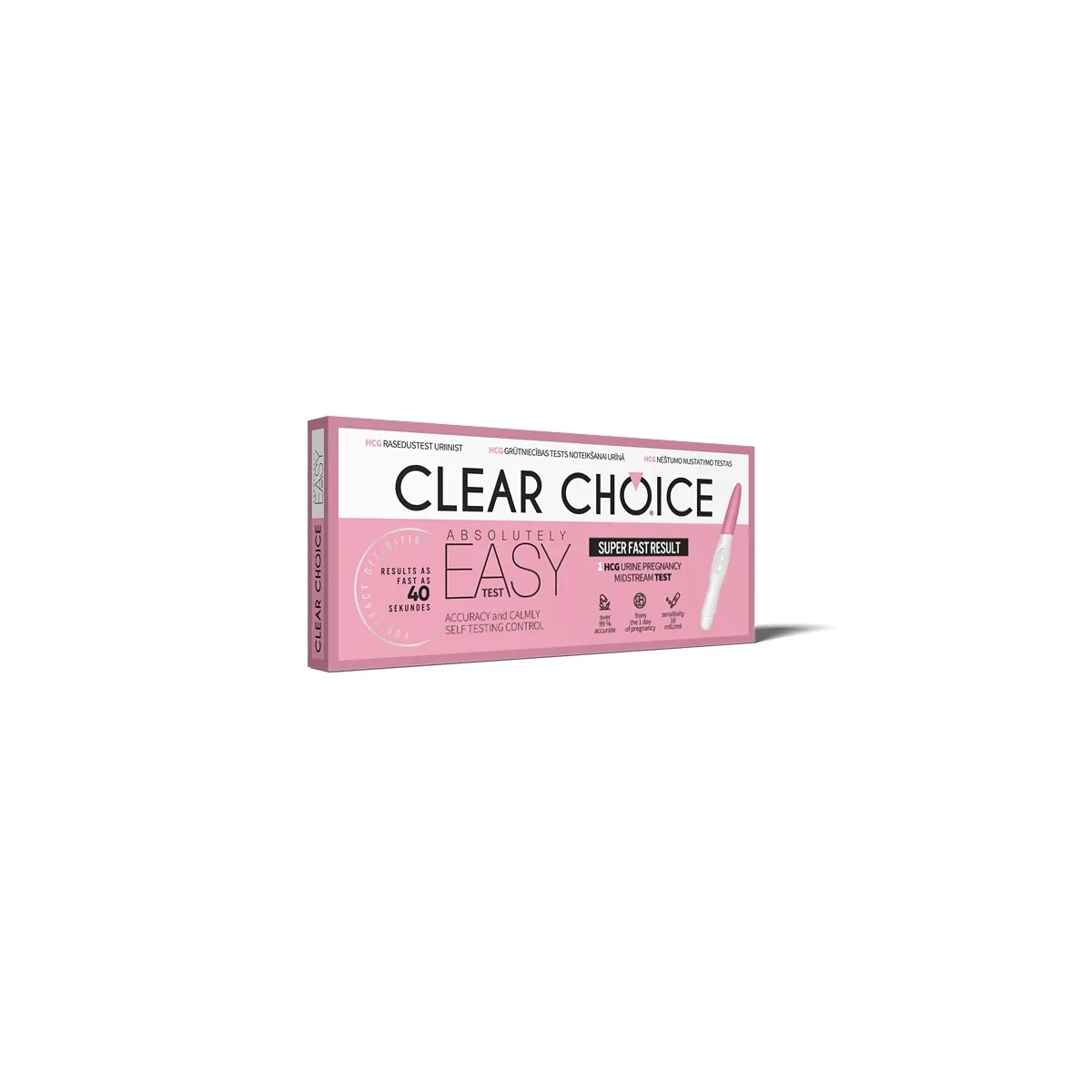 RASEDUSTEST CLEAR CHOICE EASY - Tootepilt