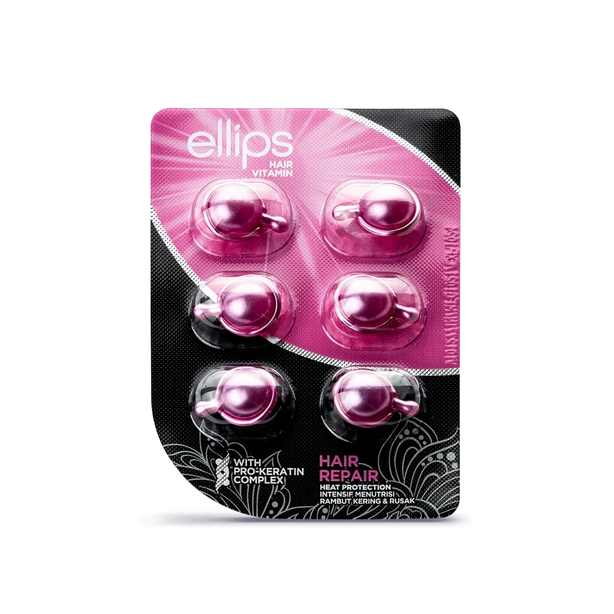 ELLIPS HAIR REPAIR JUUKSEVITAMIINID PEALEMÄÄRITAVAD 1ML N6