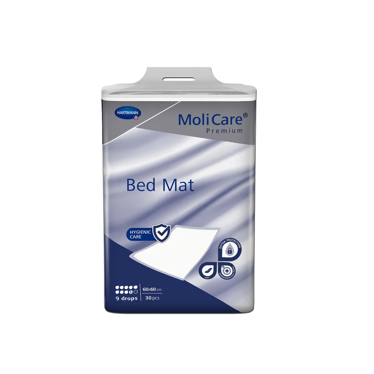 MOLICARE BED MAT 9 TILKA 60X60CM N30 - Tootepilt