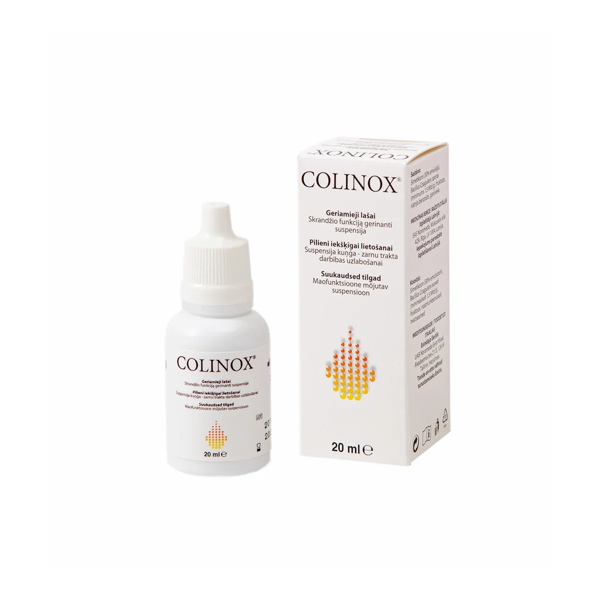 COLINOX SUUKAUDSED TILGAD 20ML - Product Image