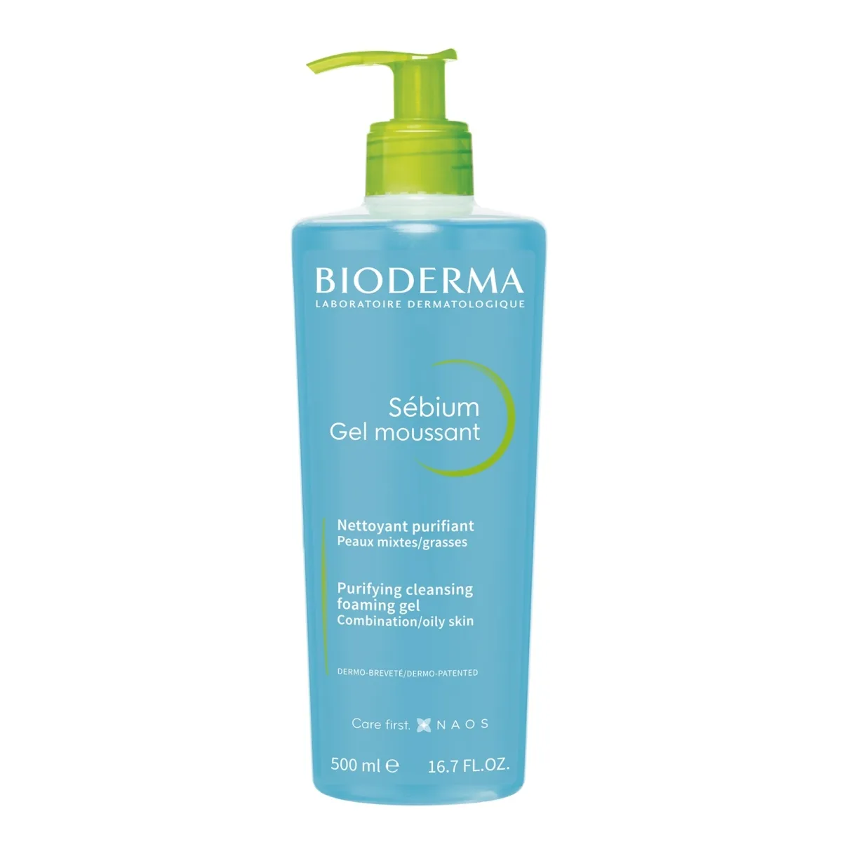 BIODERMA SEBIUM NÄOPUHASTUSE VAHTGEEL 500ML