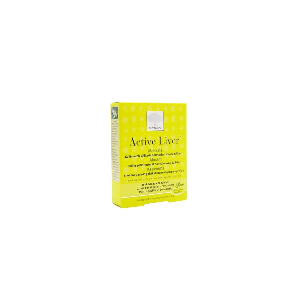 NEW NORDIC ACTIVE LIVER TBL N30 - Tootepilt