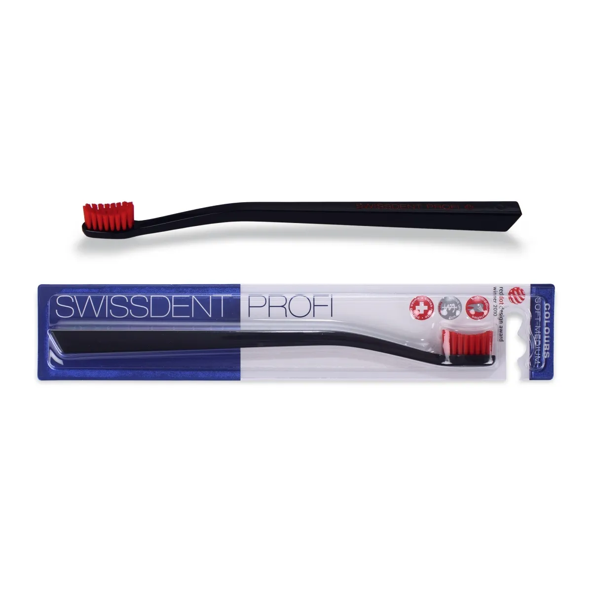 SWISSDENT HAMBAHARI SOFT-MEDIUM MUST/PUNANE N1 - Tootepilt