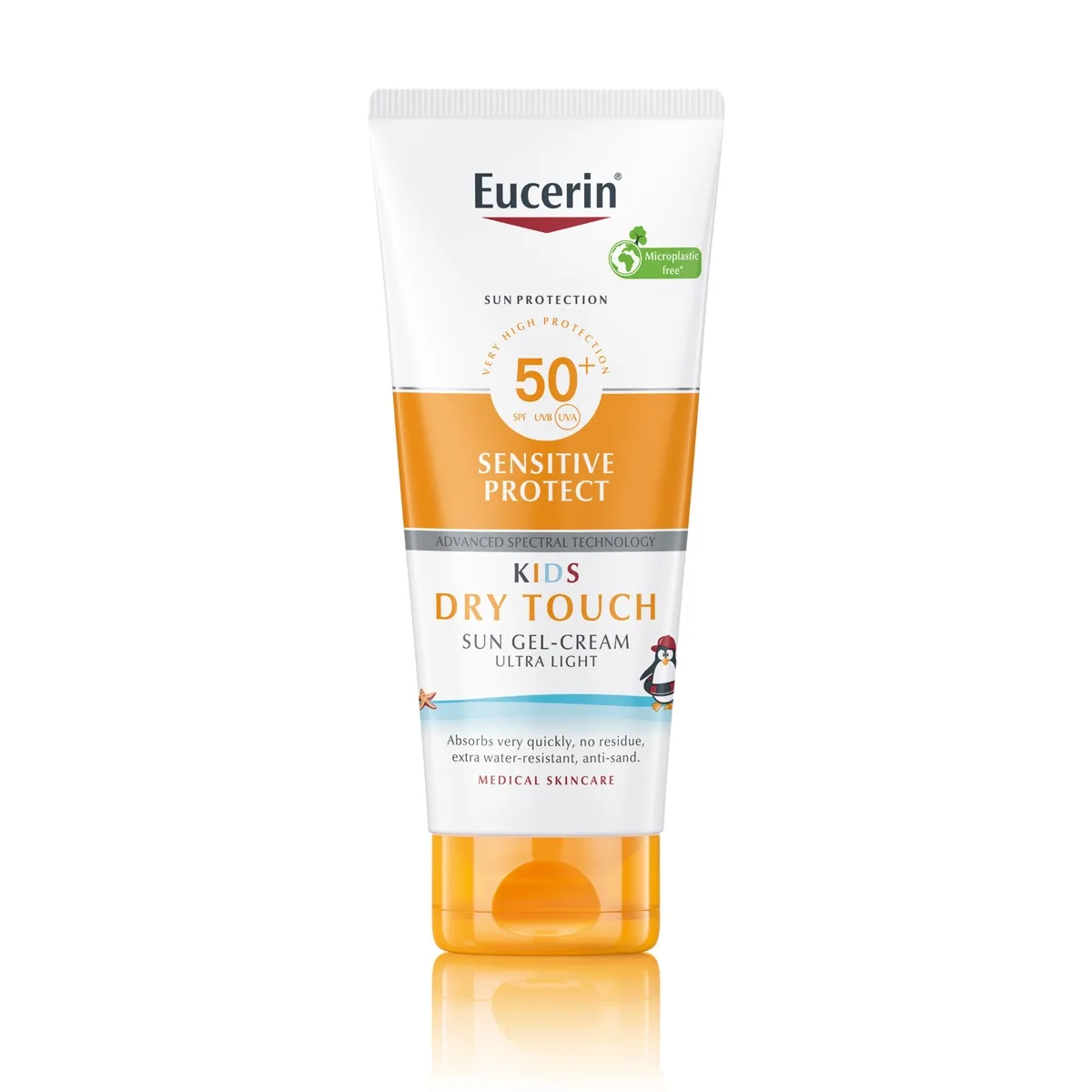 EUCERIN SUN PÄIKSEKAITSE GEEL-KREEM LASTELE SPF50+ 200ML - Tootepilt