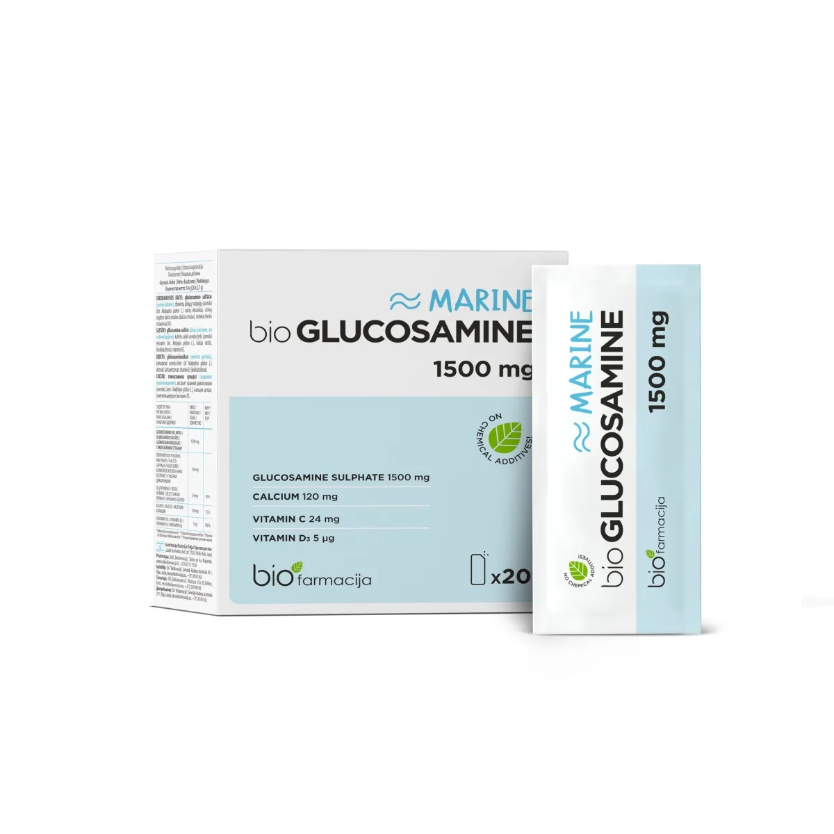 BIO GLUCOSAMINE MARINE 1,5G N20 - Tootepilt