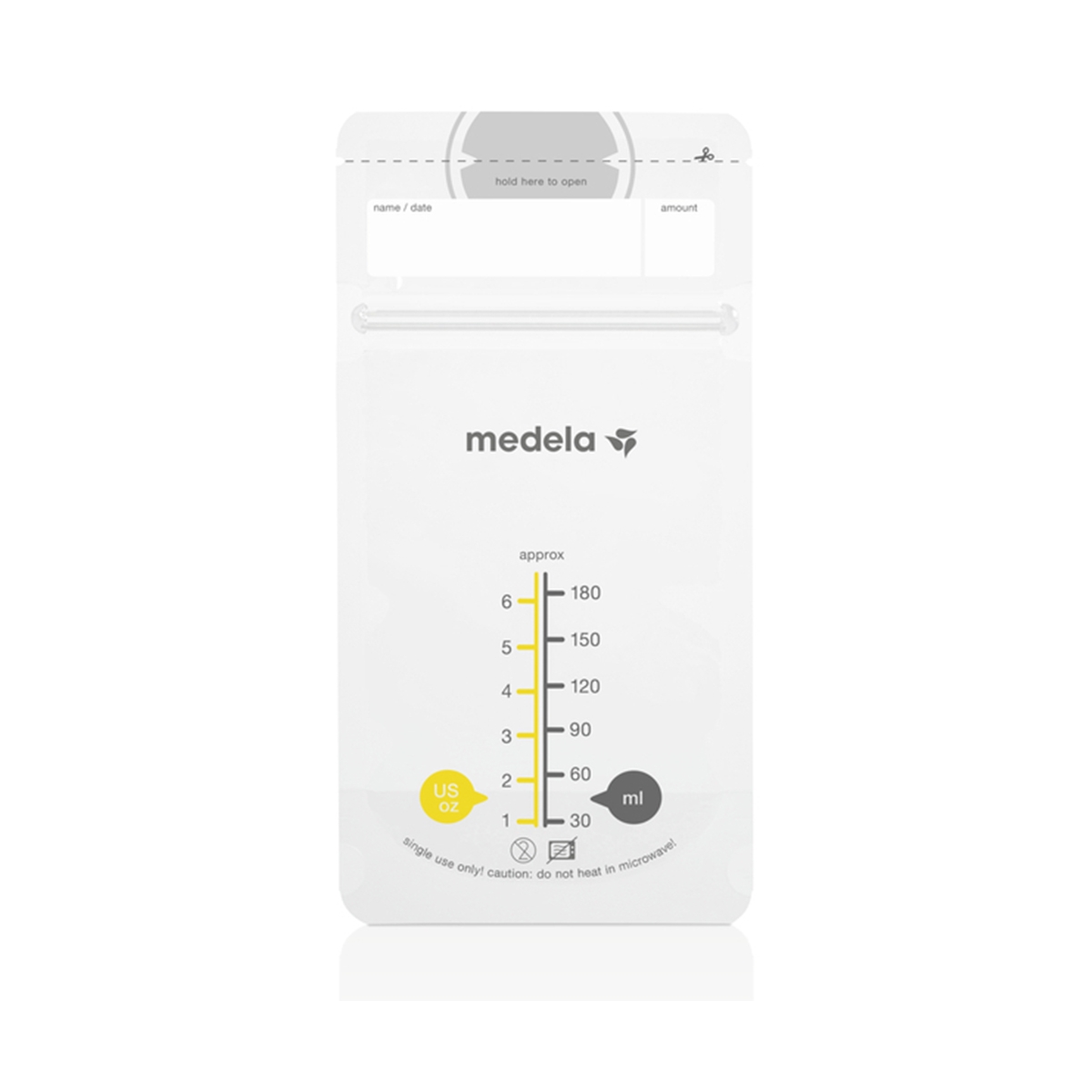 MEDELA BF RINNAPIIMA SÄILITUSKOTID 180ML N25 - Product Image