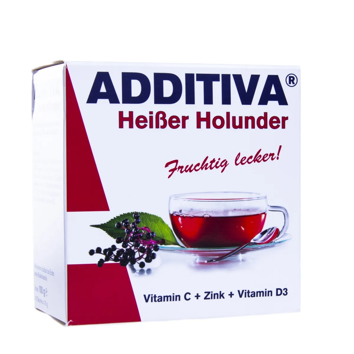 ADDITIVA KUUM JOOK ZN+VIT C+D3 N10 MUSTA LEEDRIGA - Tootepilt