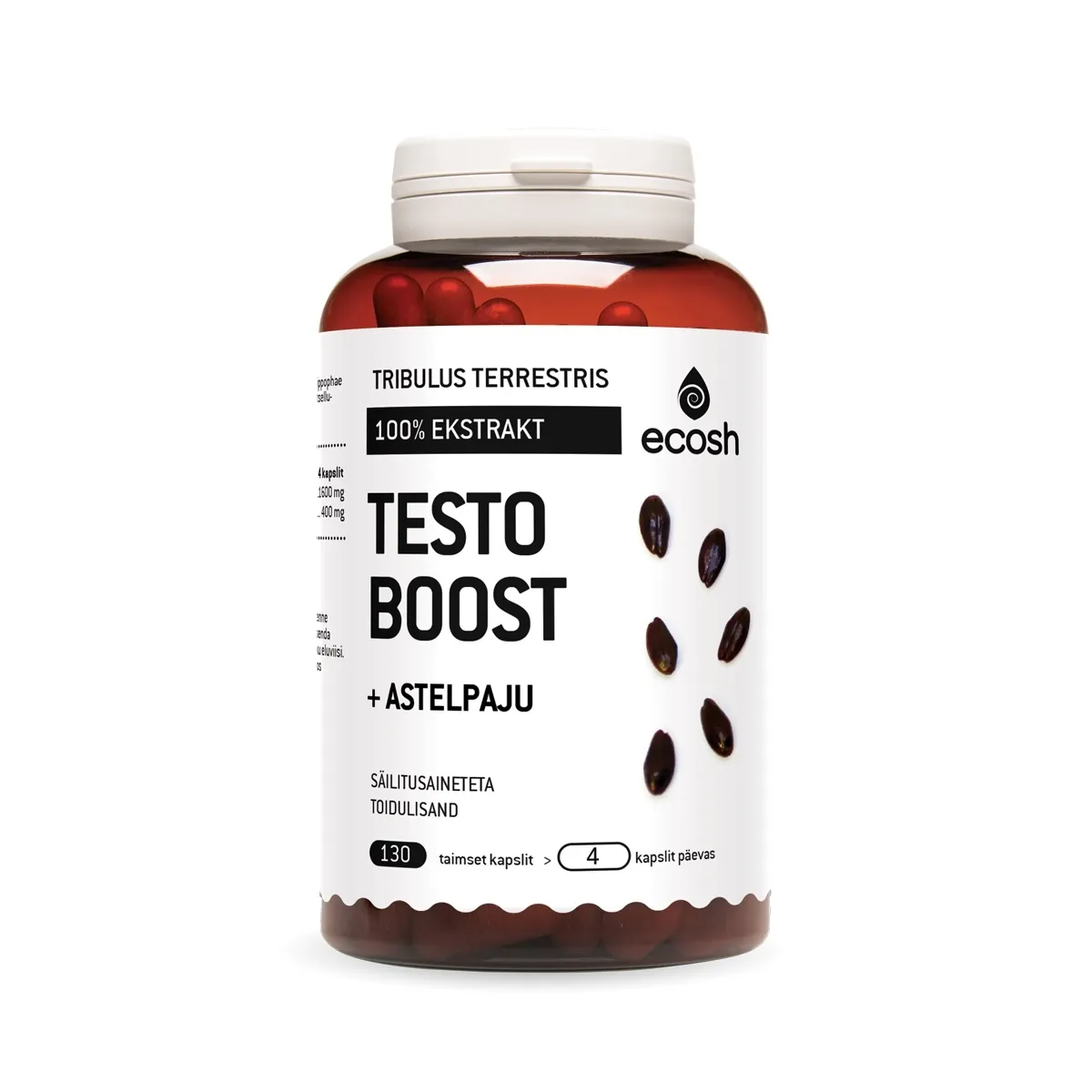 ECOSH TESTOBOOST+ASTELPAJU KAPSLID N130 - Tootepilt