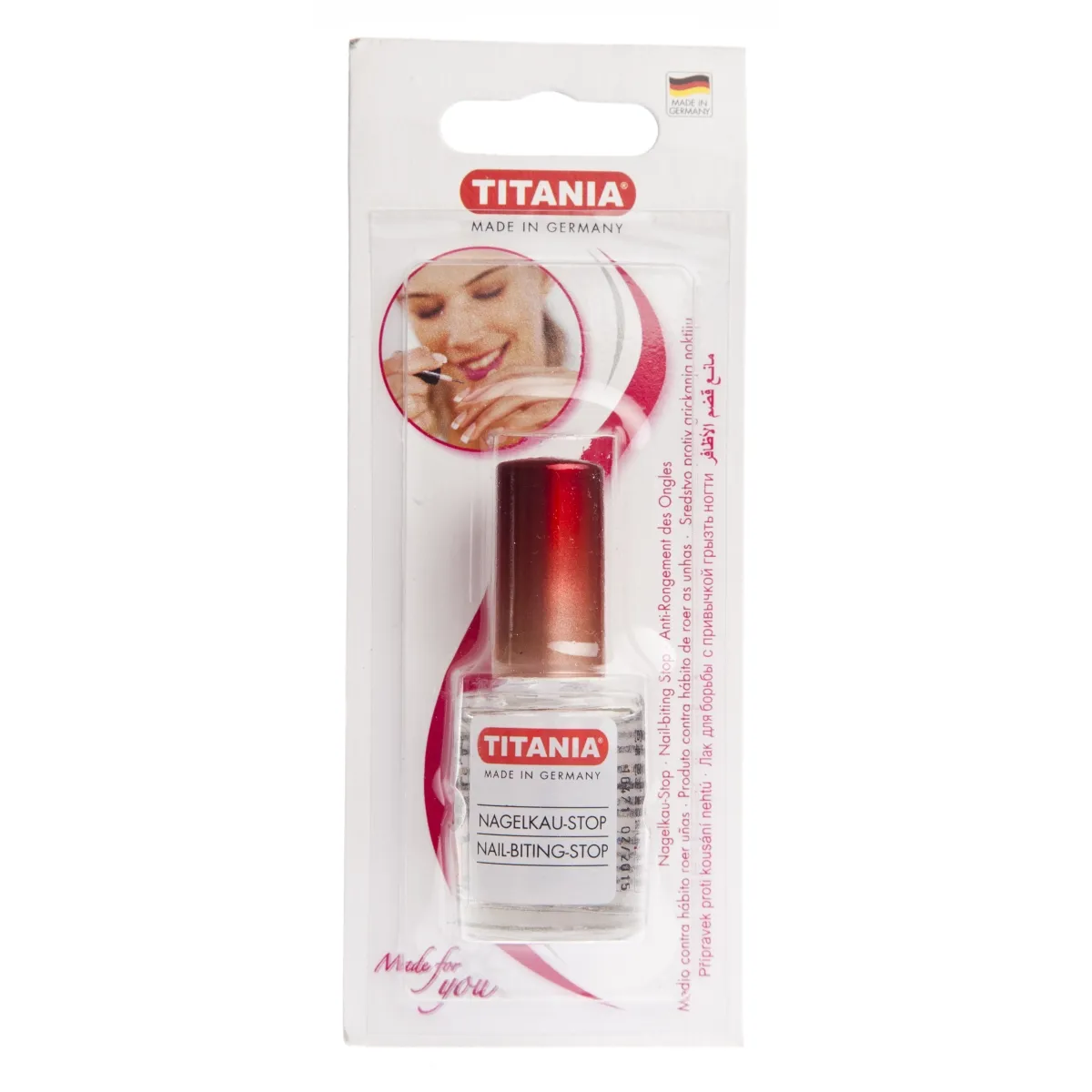 TITANIA KÜÜNE NÄRIMISVASTANE LAKK 10ML - Product Image