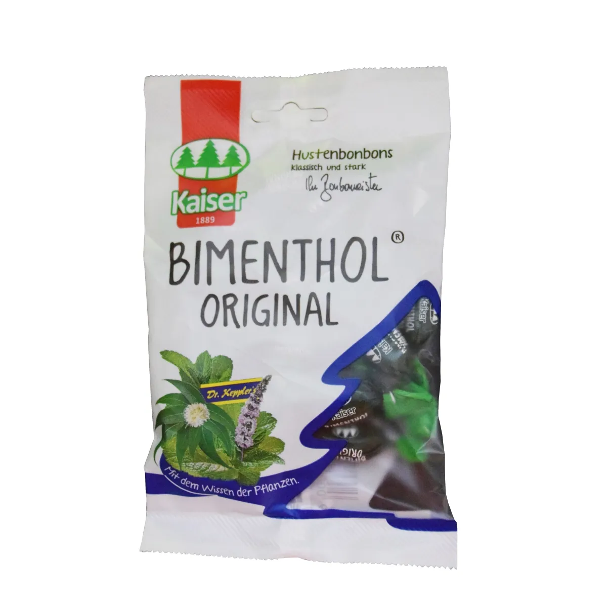 KAISER KÖHAKARAMELLID BIMENTHOL ORIGINAL 85G - Tootepilt