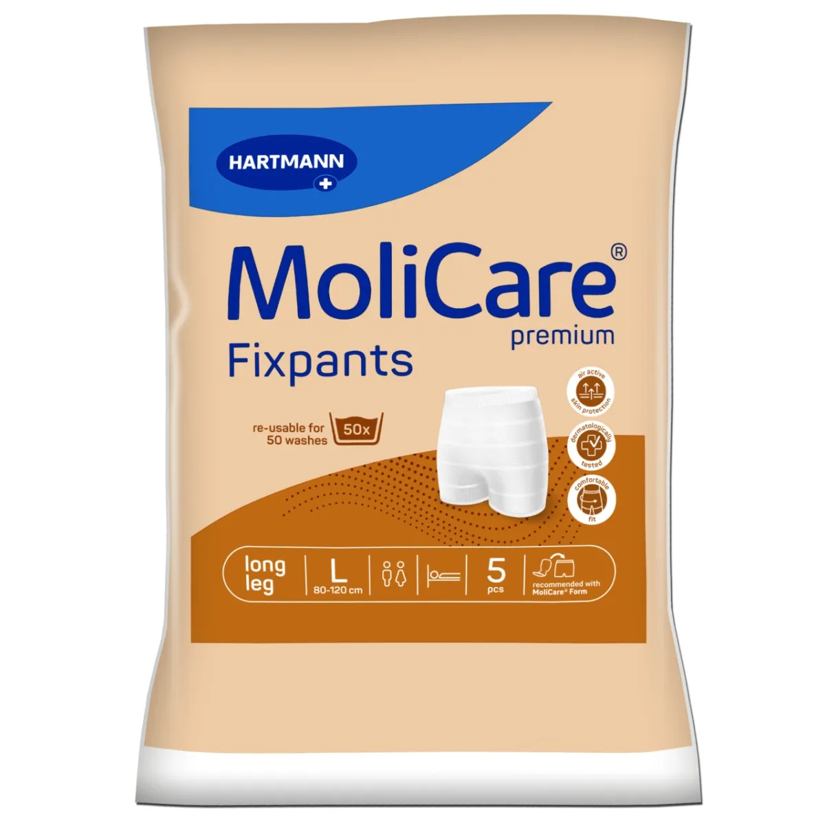 MOLICARE FIXPANTS LONG LEG L N5 - Tootepilt