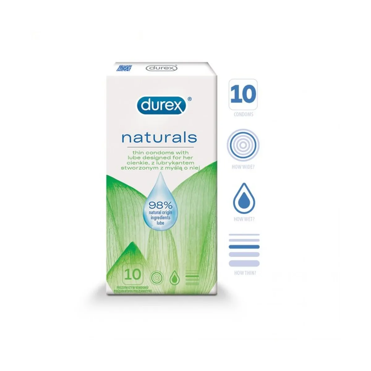 DUREX KONDOOMID NATURALS THIN N10 - Tootepilt