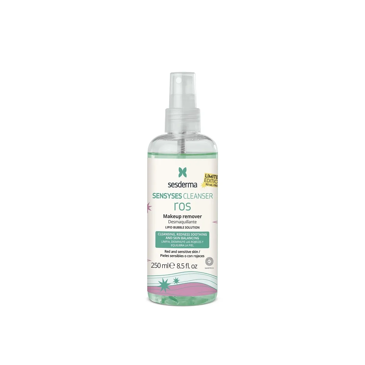 SESDERMA SENSYSES CLEANSER PUHASTUSVESI TUNDLIK NAHK 250ML - Tootepilt