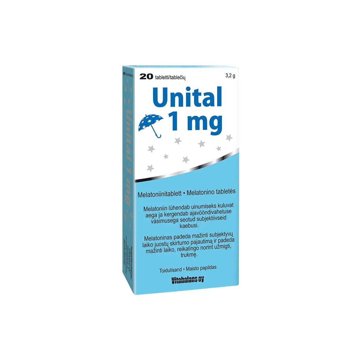 UNITAL TBL 1MG N20