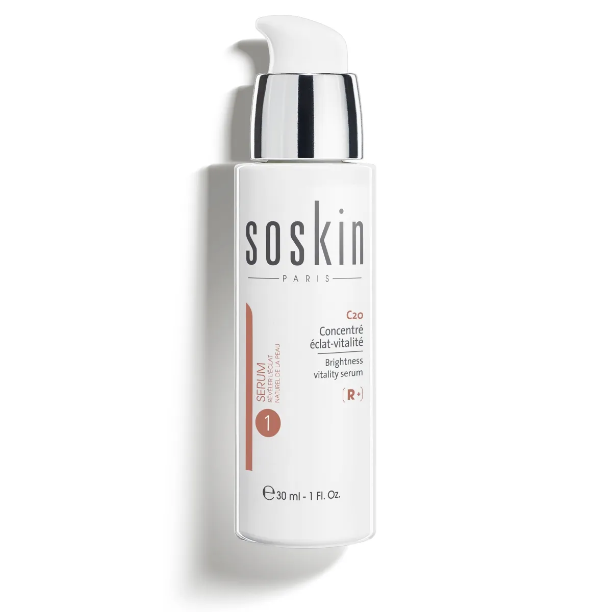 SOSKIN PARIS HYDRAGLOW NÄOSEERUM C-VITAMIINIGA 30ML - Tootepilt