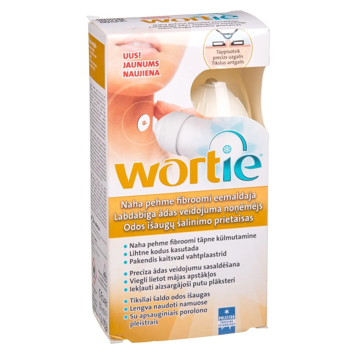 WORTIE NAHA PEHME FIBROOMI EEMALDAJA 50ML - Tootepilt