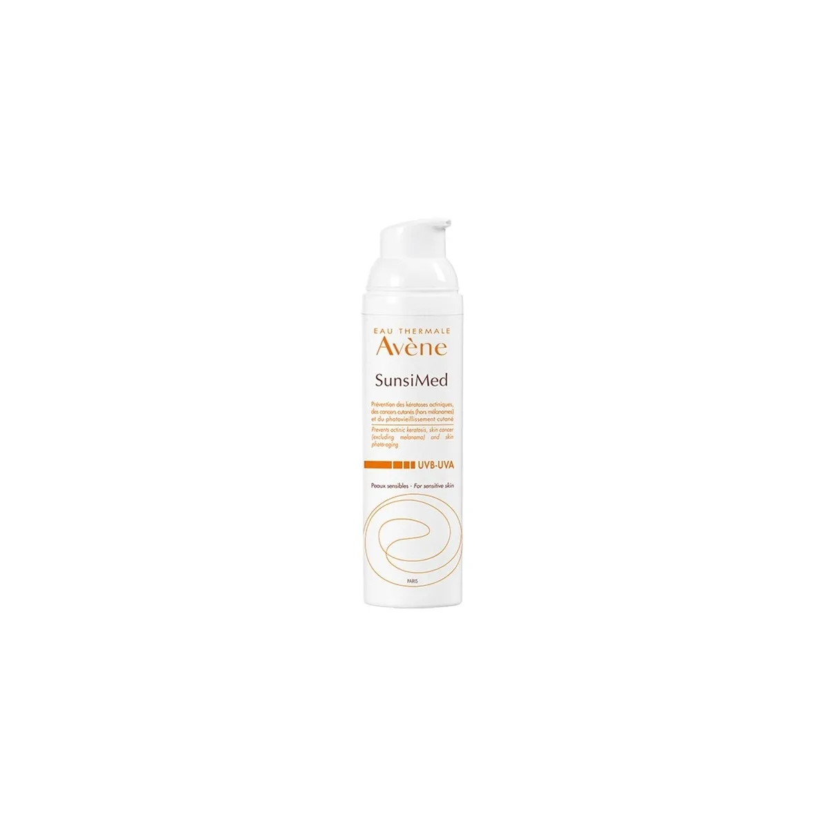 AVENE SUNSIMED ÜLITÕHUS PÄIKESEKAITSEEMULSIOON 80ML - Tootepilt 1