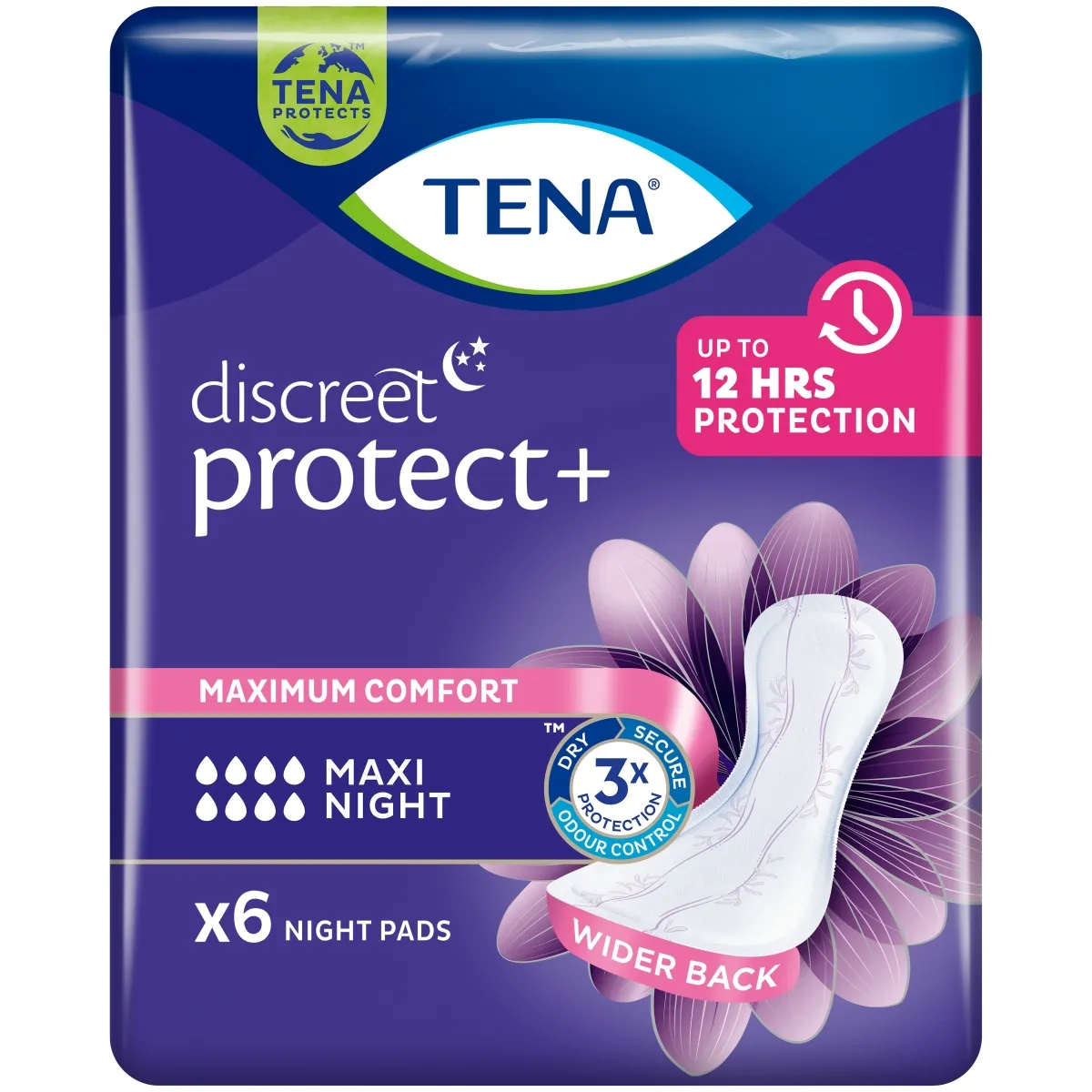 TENA DISCREET MAXI NIGHT N6