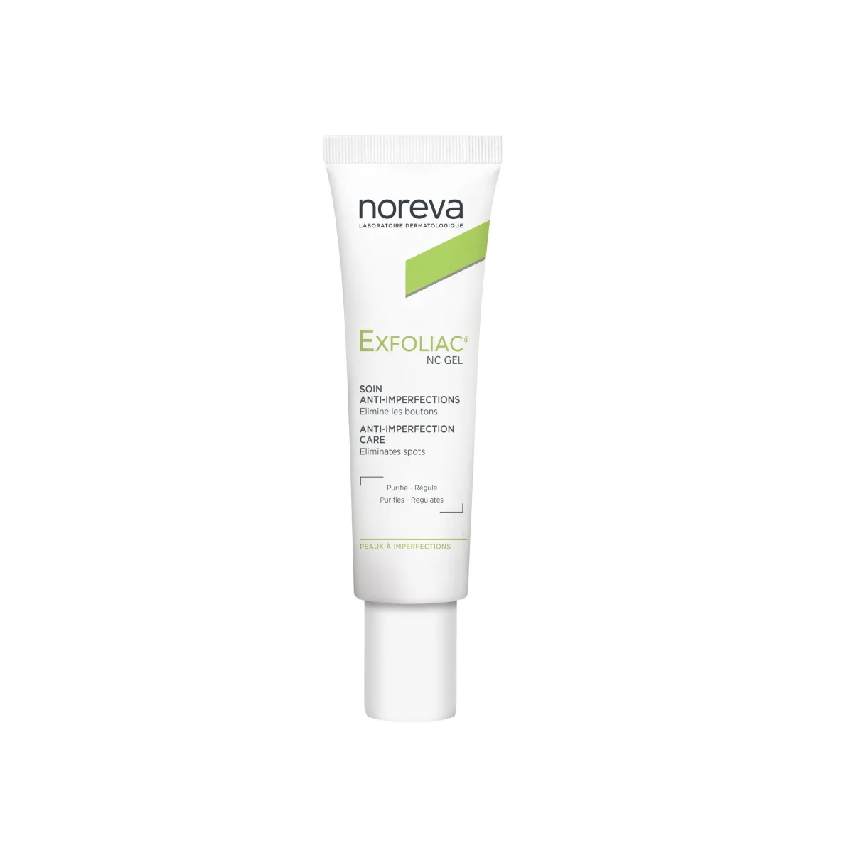 NOREVA EXFOLIAC NC GEEL AKNELISELE NAHALE 30ML - Tootepilt