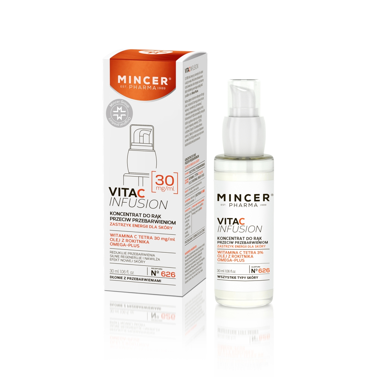 MINCER PHARMA VITA C KONTSENTRAAT KÄTELE PIGMENDILAIGUD 30ML