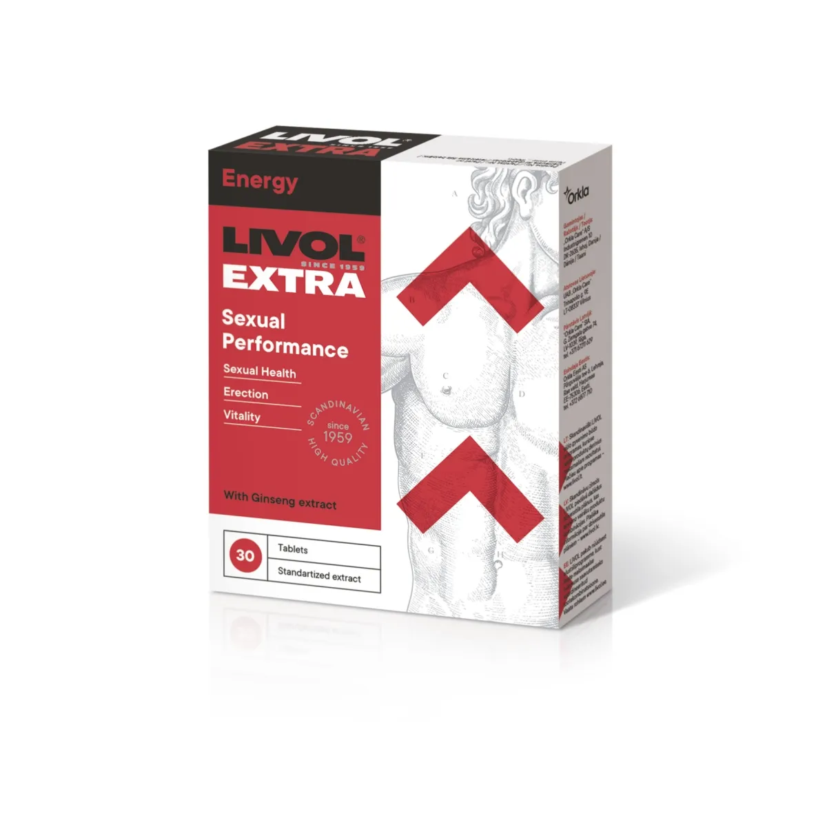 LIVOL EXTRA SEXUAL PERFORMANCE TBL N30 - Tootepilt