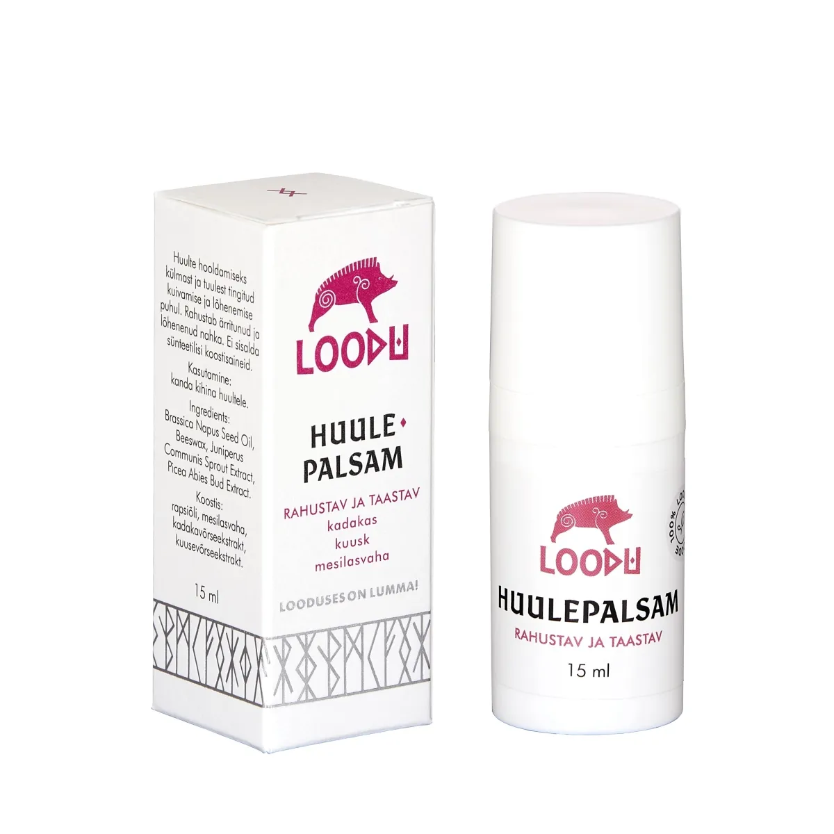 LOODU HUULEPALSAM 15ML - Tootepilt