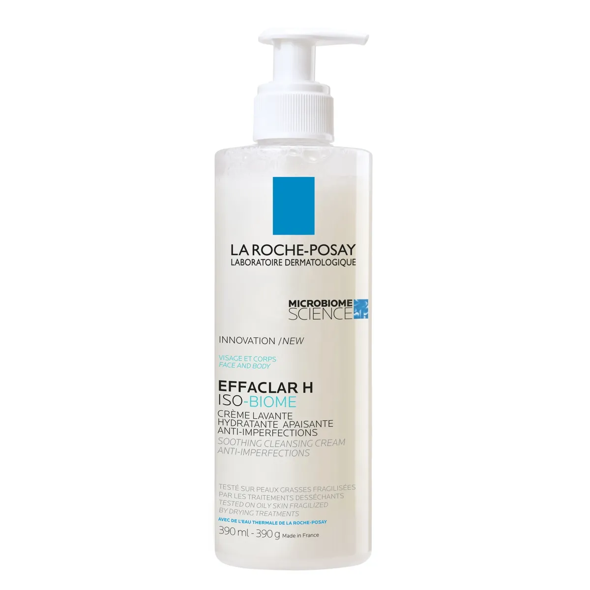 LA ROCHE-POSAY EFFACLAR H PUHASTUSKREEM RAHUSTAV 390ML - Tootepilt