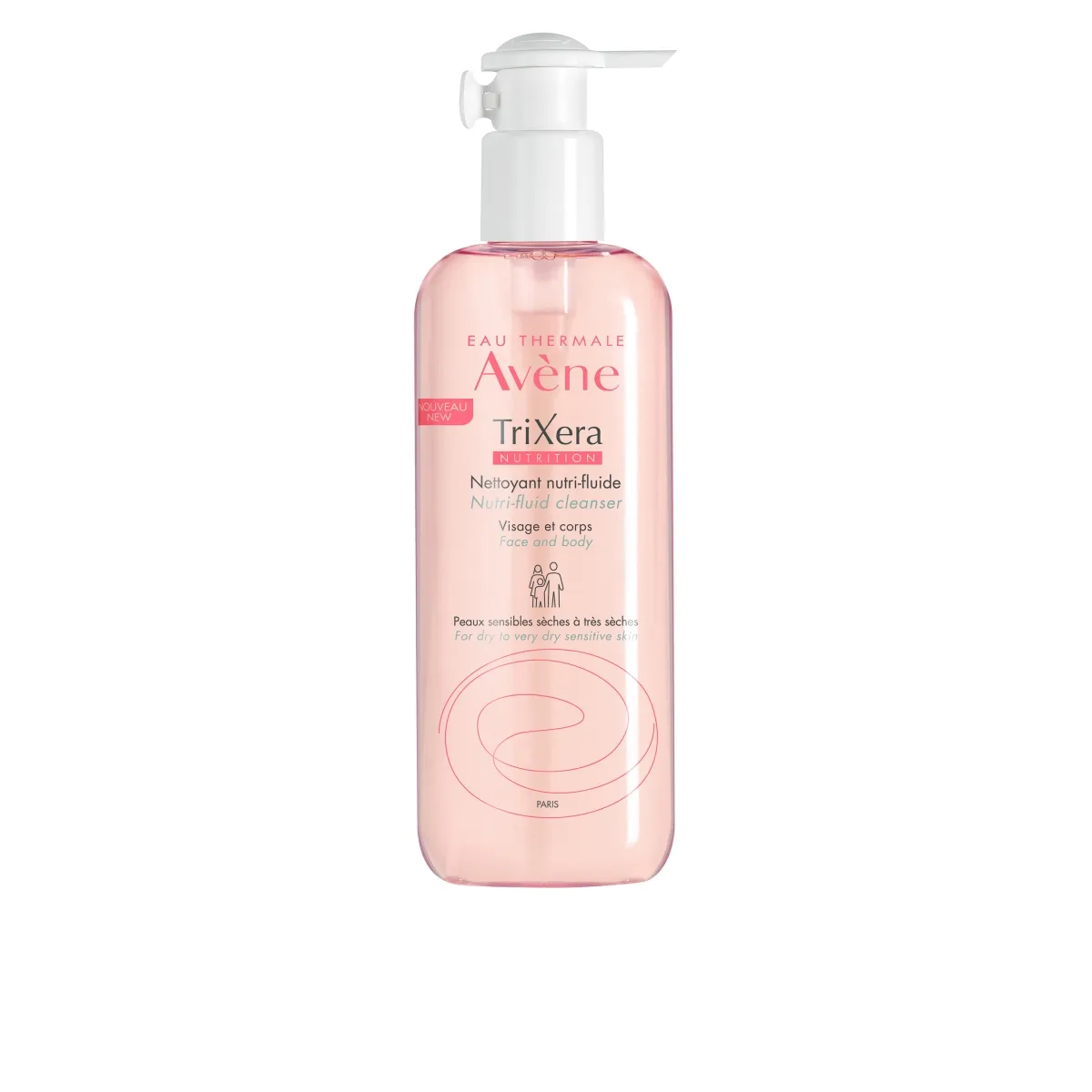 AVENE TRIXERA NUTRITION PESEMISGEEL KUIVALE JA ÜLIKUIVALE NAHALE 400ML - Tootepilt