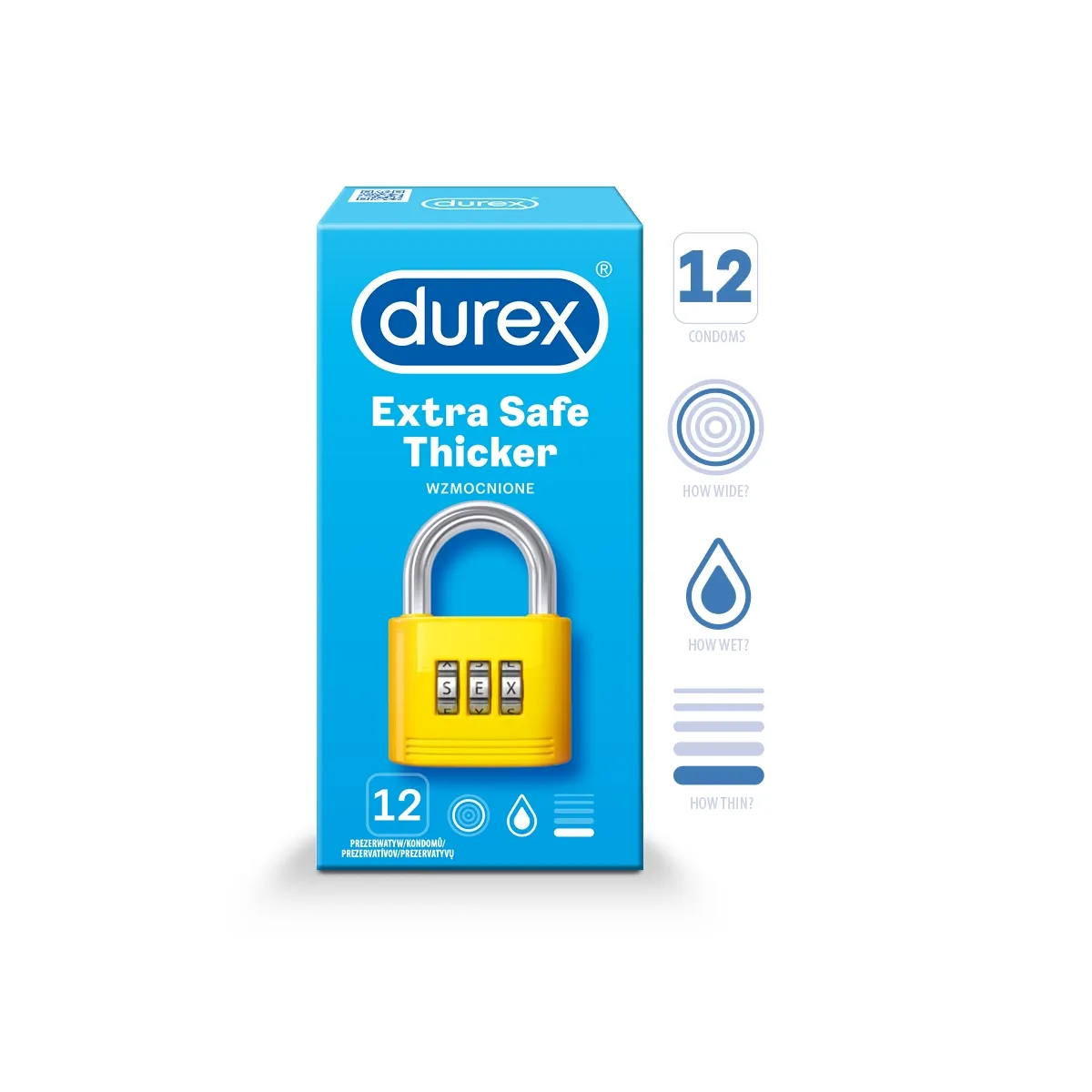 DUREX KONDOOMID EXTRA SAFE N12 - Tootepilt