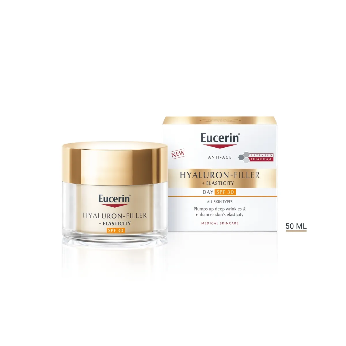 EUCERIN HYALURON FILLER+ELASTICITY PÄEVAKREEM SPF30 50ML